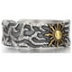 thumbnail image 4 of Silvery Ring Boys Trendy Niche Retro Men's Street Ring, 4 of 4