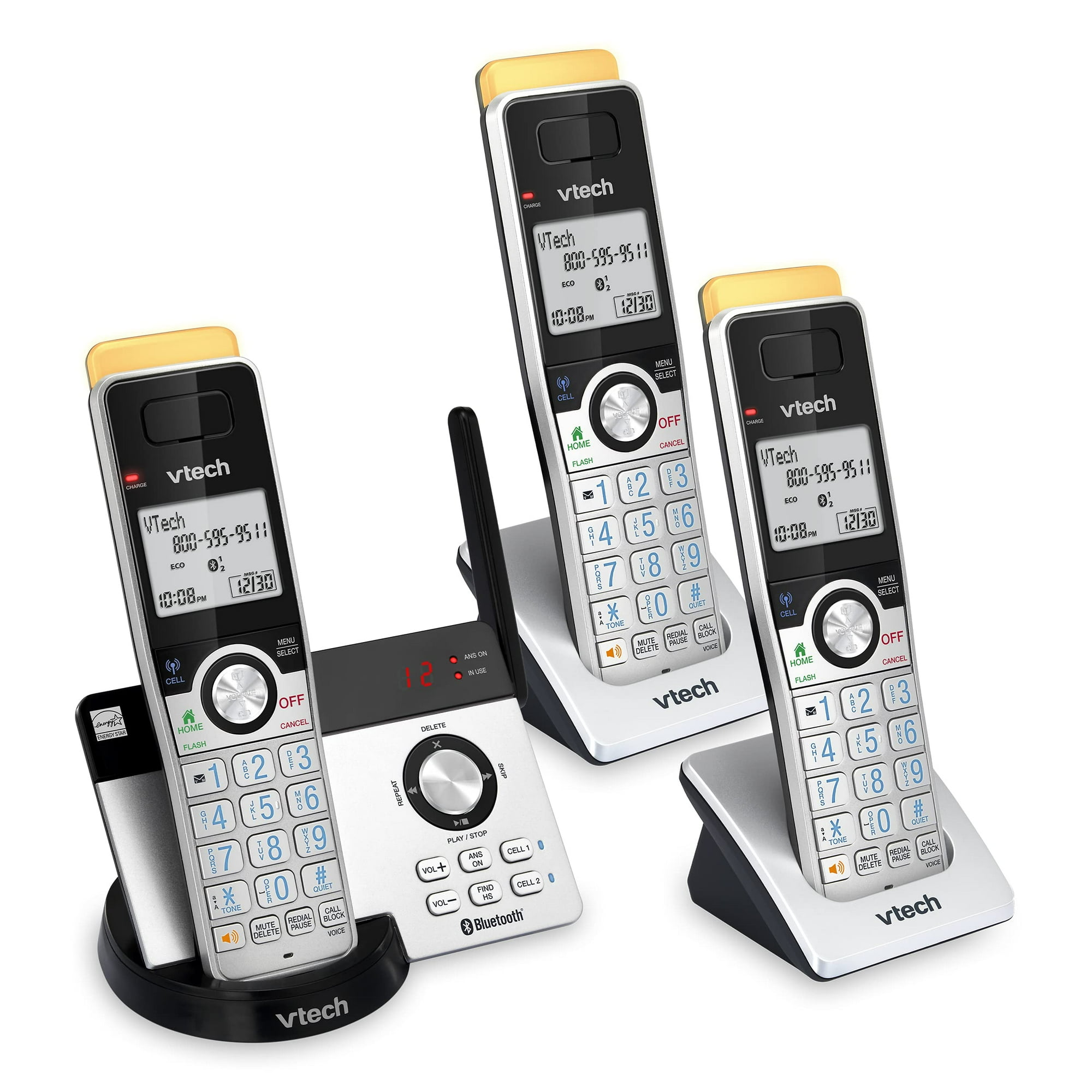 Vtech Teléfono Inalámbrico Is8121-3 Super Long Range Dect 6.0