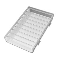 Magideal - Caja De Acrílico Con Cuentas Para Pulseras, Anillos, Cuentas, Bandeja Rectangular Para Exhibición De Joyas, Ideal Como Regalo Para Diseñadores De Joya Grande