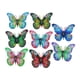 thumbnail image 1 of 8x Mariposas De Metal Decoraciones De Arte De Pared Únicas Para Sala De Estar Dormitorio Baño, 1 of 5