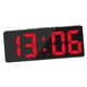 thumbnail image 3 of Despertador Electrónico Digital Snooze USB Pantalla Grande Dimmer Calendario Rojo, 3 of 5