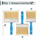 thumbnail image 2 of Juego de 3 brochas de pintura Bates Choice 10 cm, 13 cm y 15 cm, 2 of 6