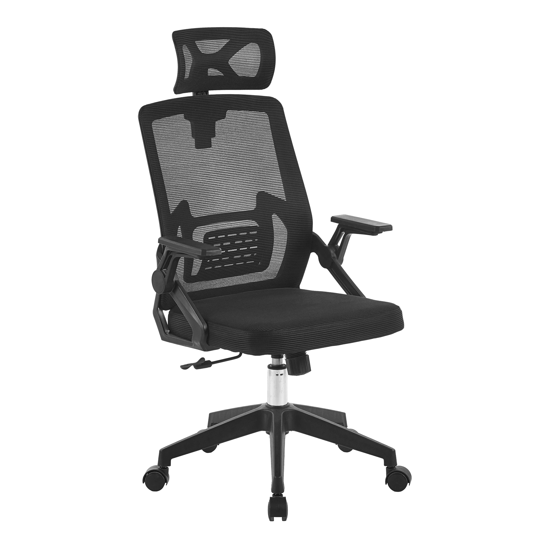 Silla De Escritorio Ergonómica Doha Relan Negro