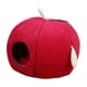 thumbnail image 3 of Interior Encantador Nido De Gato Cómodo Cálido Suave Mascota Tienda Cueva Cama Para Gatos Rojo M, 3 of 5