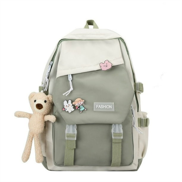 Nylon Book Bag Multifunctional Waterproof Large Capacity Backpack School Bag Boys Girls