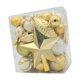 thumbnail image 4 of 40 Piezas De Adornos Colgantes Para árbol De Navidad, Decoración Navide?a Para Porche, Boda, Hogar, Dorado, 4 of 5