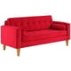 thumbnail image 2 of Sofa Retro 3C Felpa 04 Rojo, 2 of 6