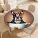 thumbnail image 4 of Boston Terrier theme Fitted Round Tablecloths Elastic Edged Table Covers Waterproof Table Cloth For Kitchen Holiday Party Tables Decor 150cm, 4 of 6