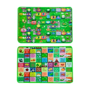 N-Ofertas - Alfombra Didáctica Antigolpes Reversible Bebé 90X120 Cm