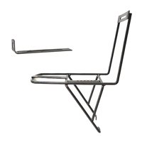 Magideal - Portaequipajes Multifunción Para Bicicleta Delantera, Fácil De Instalar, Soporte Delantero De Bicicleta De Hierro, Portaequipajes Delantero Para Bicic