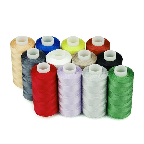 Hilo de Coser Simthread 12 Colores 100% Algodón 550 Yardas