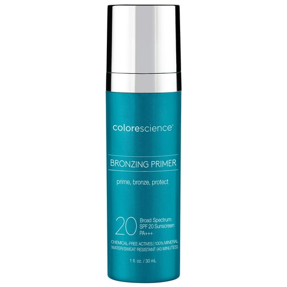 Primer Colorescience Bronceador SPF 20, 30 ml, resistente al agua