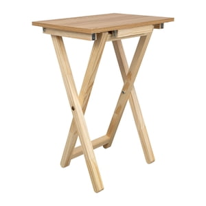 Fmfurniture - Mesa Plegable 65,7X47,9X35 Cm Cafe Claro