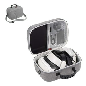 Bolsa De Almacenamiento Aaronmei Meta Quest 3 Elite Strap Gris