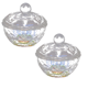 thumbnail image 1 of Plato con tapa para decoración de uñas, recipiente de cristal para polvo acrílico líquido, herramientas para decoración de uñas acrílicas., 1 of 5