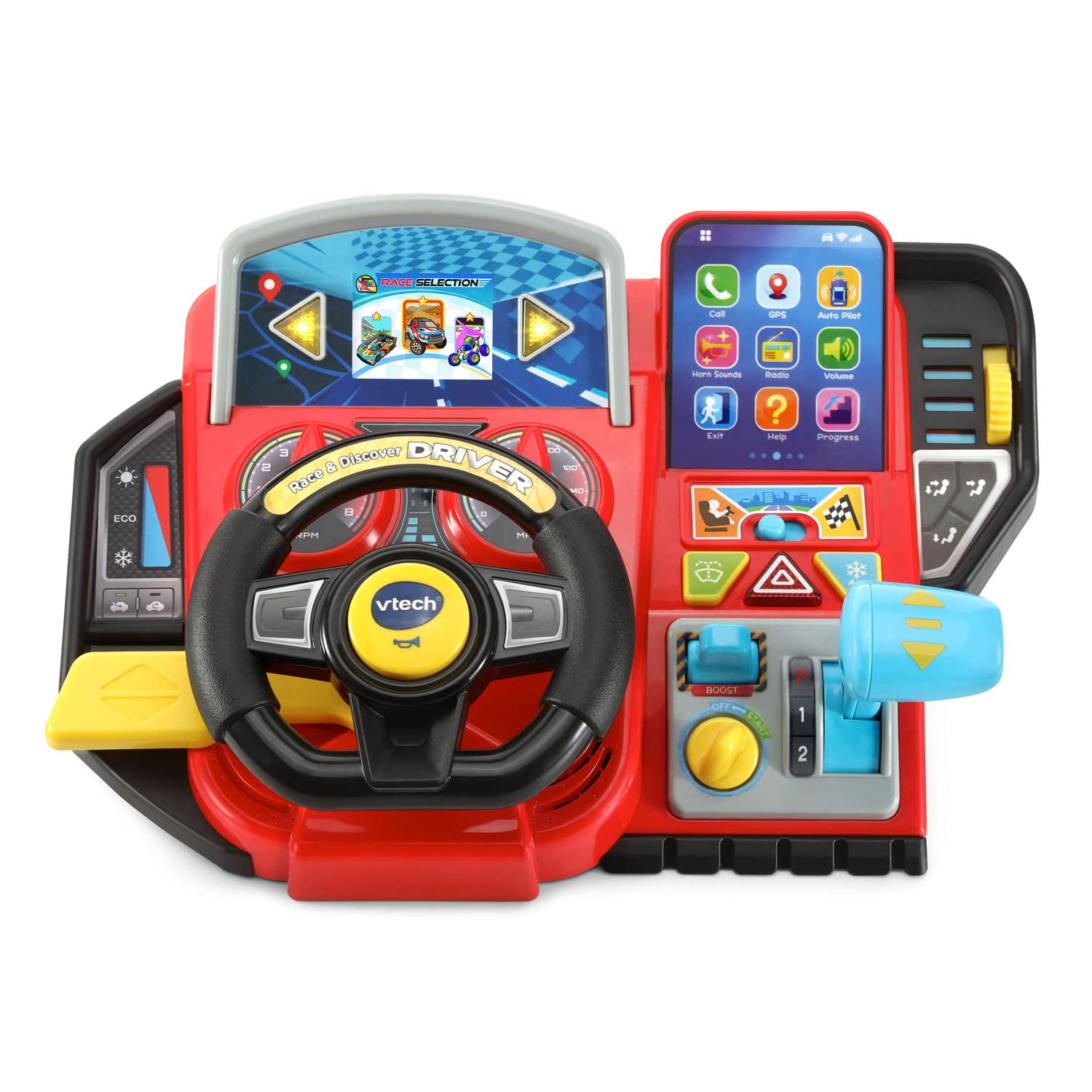 Juguete De Conducción Vtech Race And Discover Driver Para Niños De 3 A 6 Años