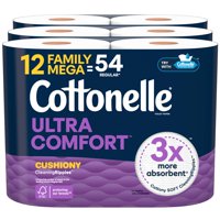 Papel Higiénico Cottonelle Ultra Comfort 12 Rollos Mega Suaves