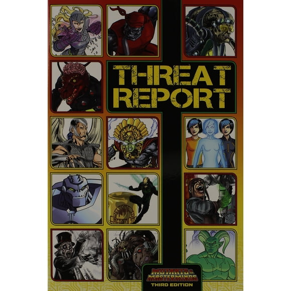 Libro: Mutantes y mentes maestras, RPG, Threat Report, Green Ronin