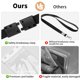 thumbnail image 5 of Lanyards WEZEBEL de 24 unidades, rojos, con cierre de seguridad y porta credencial impermeable, 5 of 7