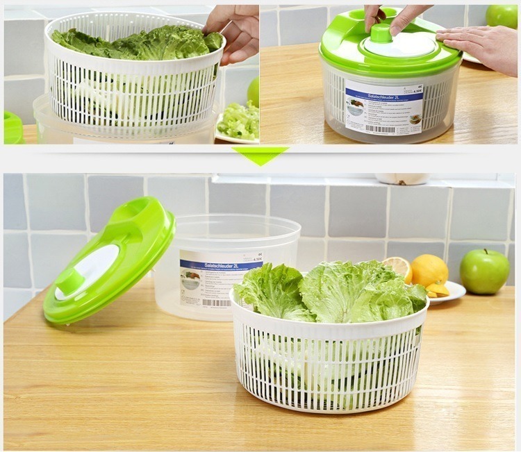 Genérico - Secador Verduras Plastico Giratorio Ensalada Cocina Hogar