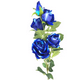 thumbnail image 3 of Ramo rosas azules artificiales 82 cm, 3 of 3