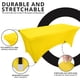 thumbnail image 5 of Mantel Utopia Kitchen Spandex, paquete de 2 unidades [amarillo, 180 x 75 x 75 cm], 5 of 9