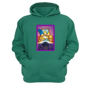 Genérico - Polerón Canguro Familia Amarilla Verde Aguamarina Talla Xl Unisex