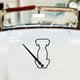thumbnail image 2 of Sticker Parabrisa Trasero Gato Perro Moviendo Cola Auto Suv, 2 of 2
