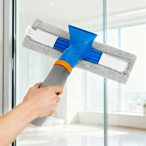 Aileda Limpiador De Vidrio 3 En 1 Portátil Multiuso (Con Atomizador Y Raspador)