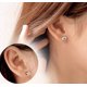 thumbnail image 5 of Pendiente Jiahanzb de plata de ley 925 con zirconia de 6 mm, 5 of 7