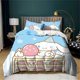 thumbnail image 1 of Duvet Cover Girls Cinnamoroll Kids 3 Piece Super Soft Bedding Set Single Double Bed Lightweight Quilt Cover Zipper Full Size, 1 of 5