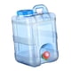 thumbnail image 1 of Contenedor de agua de 15L de capacidad, cantimplora de agua con grifo, jarra de almacenamiento de agua para acampar, para cocinar, conducir,, 1 of 5