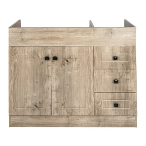 Domsa - Mueble Vanitorio Color Nogal 100 Cm (Sin Cubierta)