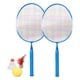 thumbnail image 2 of Raquetas De Bádminton Para Niños Para Interior, Exterior, Playa, Patio Trasero, Azul, 2 of 5