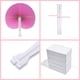 thumbnail image 2 of Ventiladores De Mano Decorativos Plegables De Papel Pink (20 Unidades), 2 of 7
