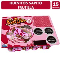 Huevitos De Chocolate Sapito Frutilla 15 Un 95 G Arcor