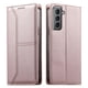 thumbnail image 1 of Funda tipo cartera con bloqueo RFID para Samsung Galaxy S21 cubierta magnética de cuero con tapa y soporte Rosa, 1 of 6