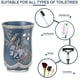 thumbnail image 2 of Set de accesorios de baño Zahari Home Capri, 4 piezas, azul real, 2 of 4