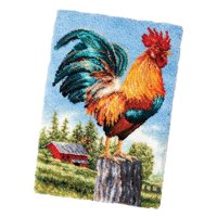 Bothyi - Juego De Alfombra Con Gancho De Lengüeta, Paquete De Material Para Hacer Alfombras Con Patrón De Animales Para Principiantes