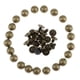 thumbnail image 1 of 20 piezas de cúpula de hongo remaches clavos picos para el cuero artesanal bolso 8mm de bronce, 1 of 3