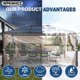 thumbnail image 2 of Lona Transparente WPKWHCZ 243x305 cm Resistente e Impermeable 14 Mil, 2 of 6