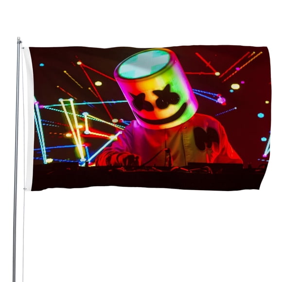 Masha y el Oso Bandera impresa con temática, 90 cm × 150 cm.
