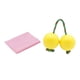 thumbnail image 4 of Bola De La Yema Del Dedo Bola De Tambor Instrumento Kashaka Sonajero Amarillo Pa?o Rosa, 4 of 5