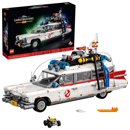 Juego De Construcción Lego Icons Ghostbusters Ecto-1 10274 Para Coche