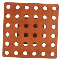 Magideal - Soporte De Madera Para Conos De Helado, Soporte Para Helados, Sushi, 36 Agujeros, Estante De Exhibición Para Utensilios De Cocina, Suministros Para Fi