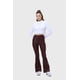 thumbnail image 4 of Jeans Mujer Flare Engomado Chocolate, 4 of 4
