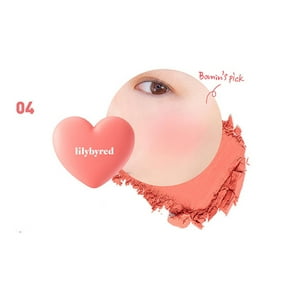 Lily By Red - Rubor Coreano En Polvo Con Alta Pigmentación, Luv Beam Cheek(Ad) 04 #Selfie Red -