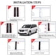thumbnail image 5 of Un juego de molduras exteriores del pilar B del escudo del parabrisas delantero, molduras de puerta para el lado del conductor y del pasajero, compatibles con Chrysler Town and Country 2008-2016, Dodg, 5 of 7