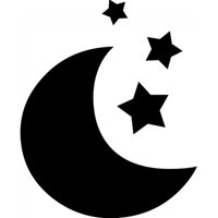 Rienda Libre Graphics - Decomural Moon And Stars Nursery Ws-17742