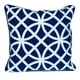 thumbnail image 1 of Almohada cuadrada geométrica azul 50x50 cm de la colección Parkland, 1 of 1